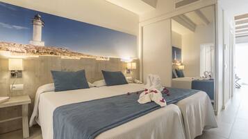 Junior Suite, Terrace, Ground Floor | In-room safe, desk, blackout drapes, free WiFi