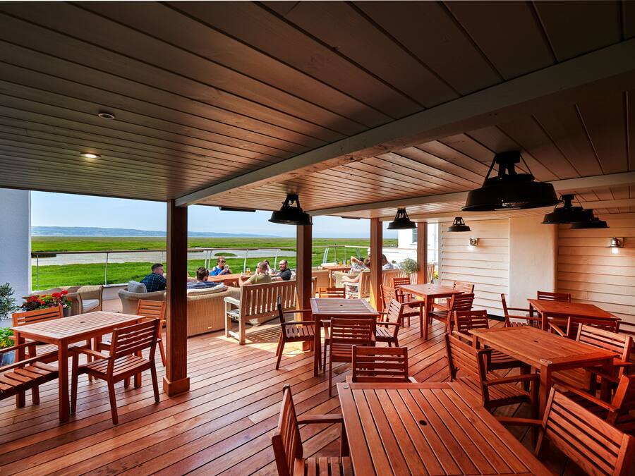 Uitzicht vanuit accommodatie