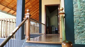 Majoituspaikan sisäänkäynti