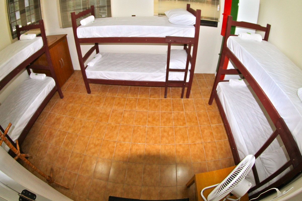 Habitación básica, baño compartido | Minibar, escritorio, cortinas opacas y tabla de planchar con plancha