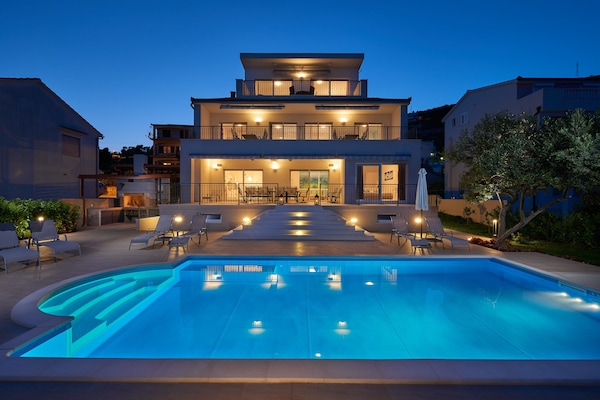 Front of property - evening/night