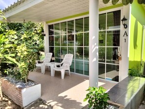 Voorkant van accommodatie