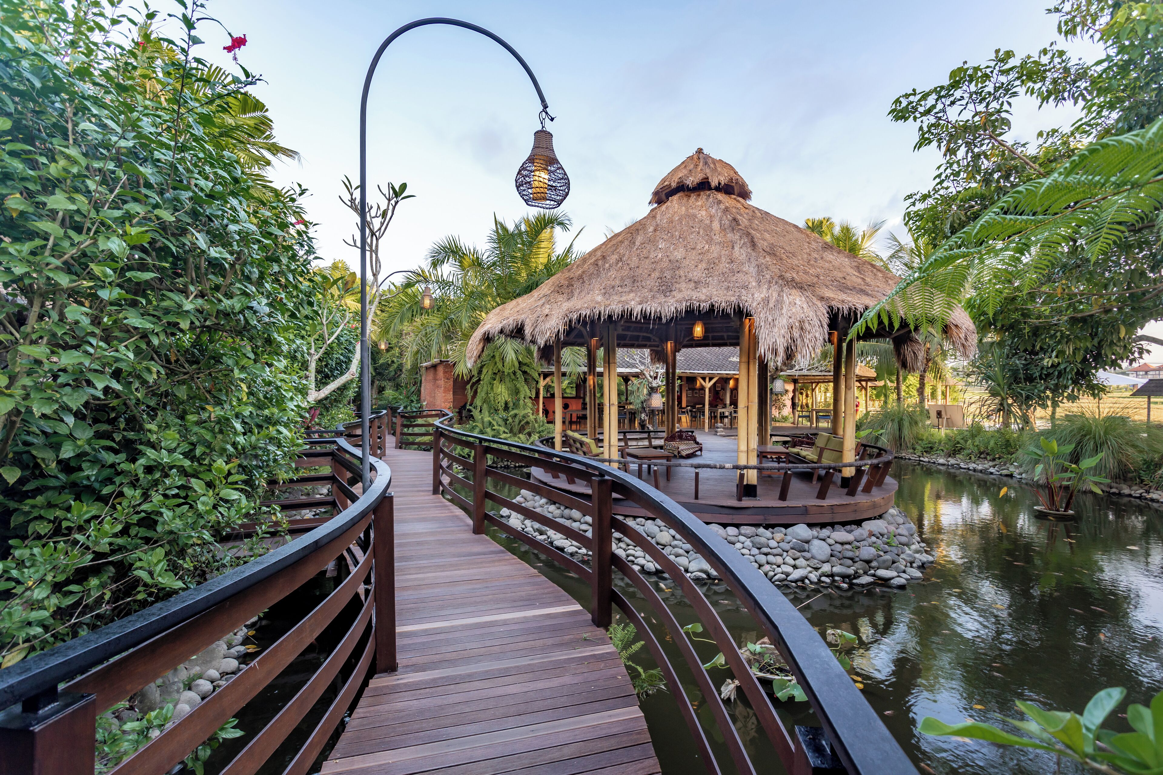 outdoor wedding area