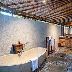 Wooden Suite Paddy View | Bathroom | Separate tub and shower, free toiletries, hair dryer, bathrobes