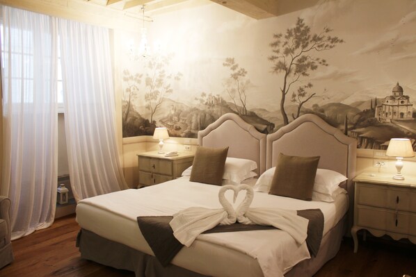 Grand Suite, Jetted Tub | Premium bedding, minibar, in-room safe, desk