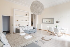 Exclusive Apartment, 1 Bedroom, City View | 1 bedroom, soundproofing, iron/ironing board, free WiFi