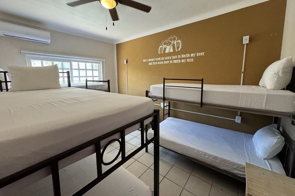 1 habitación y ropa de cama de alta calidad
