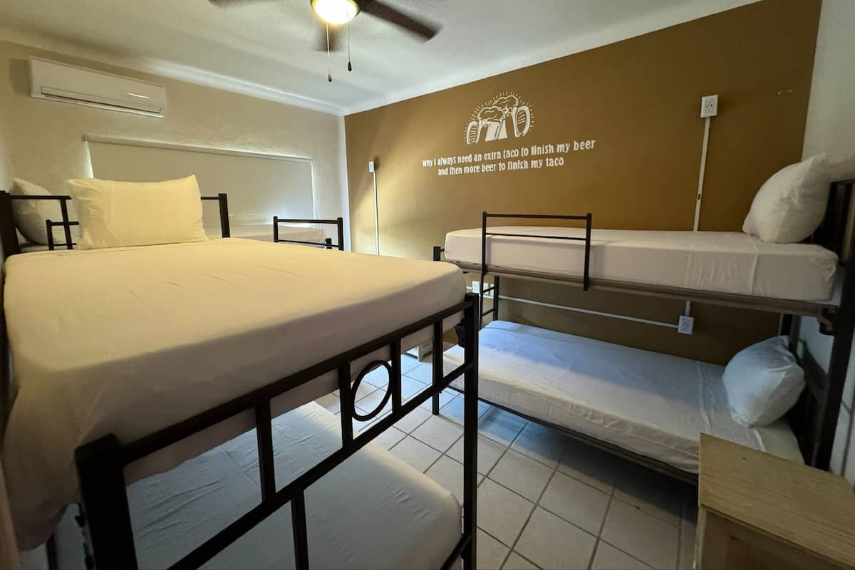 1 habitación y ropa de cama de alta calidad