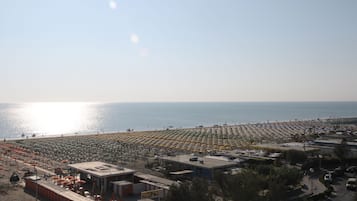 Private beach nearby, sun loungers, beach umbrellas, beach volleyball