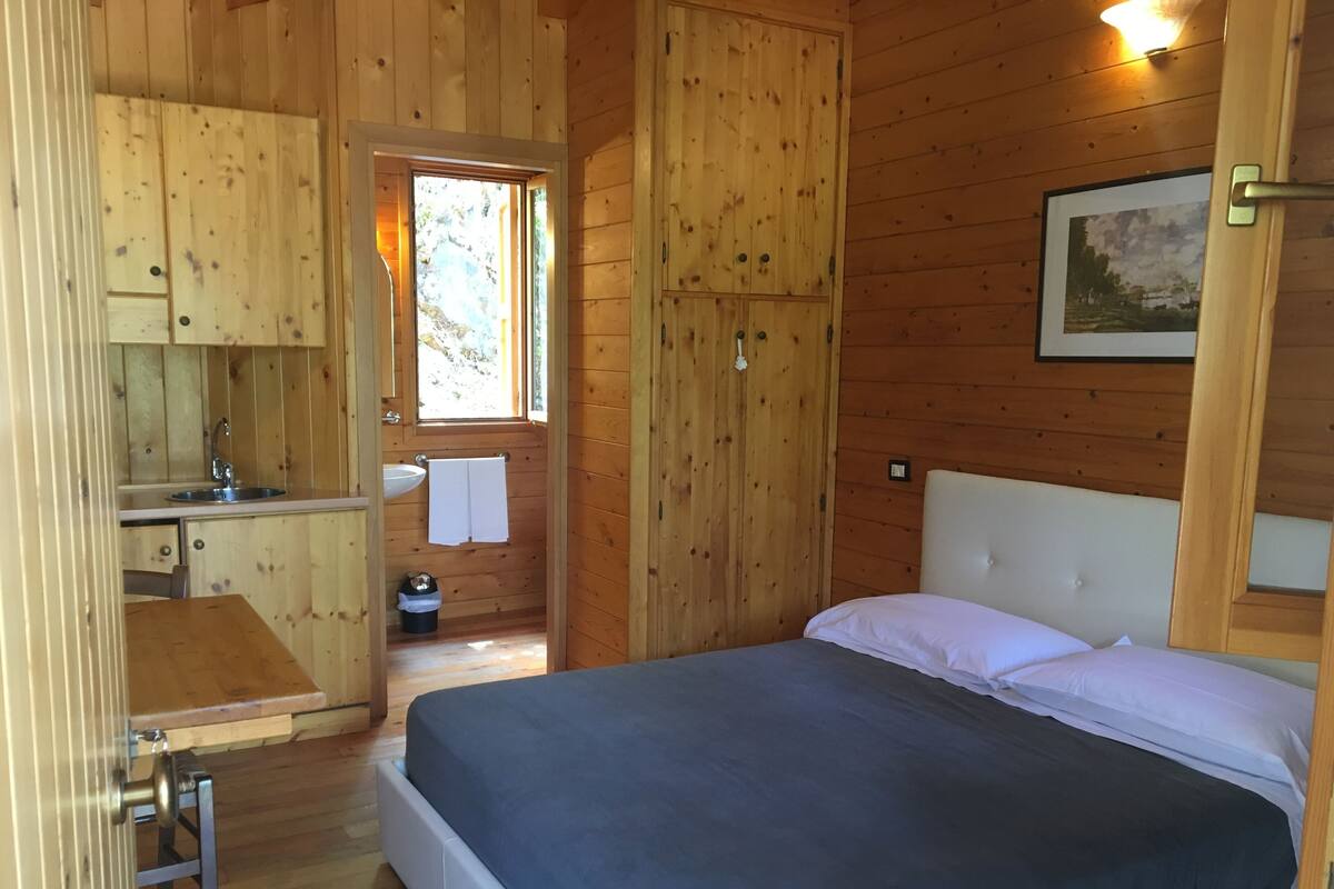 Double Room | Frette Italian sheets, premium bedding, down comforters, desk