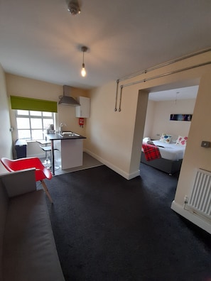 Superior Double Room, 1 Double Bed, Non Smoking | Iron/ironing board, free WiFi, bed sheets -  Potbank Aparthotel (Stoke-on-Trent)