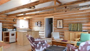 Family House, Multiple Beds (Room # 10) | Living area | Flat-screen TV