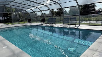 Indoor pool, seasonal outdoor pool