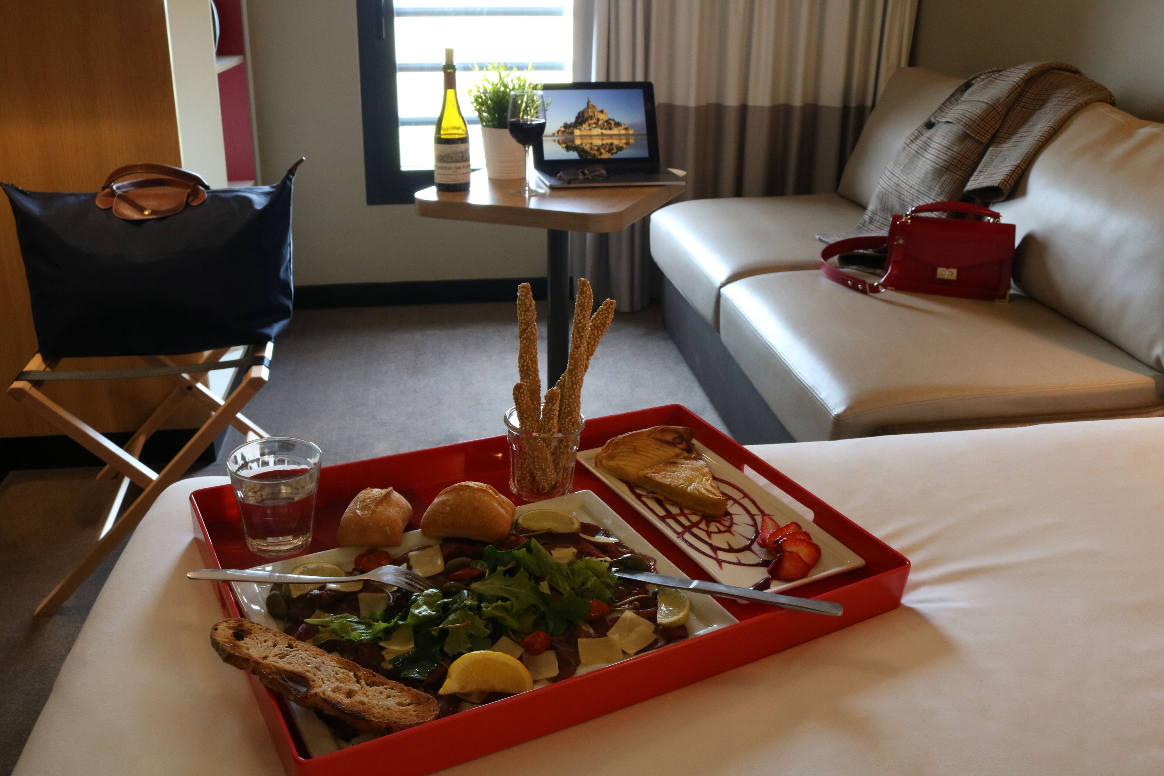 family double room, 1 queen bed with sofa bed | in-room safe, desk, blackout curtains, soundproofing