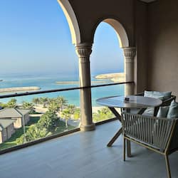 Blick vom Balkon