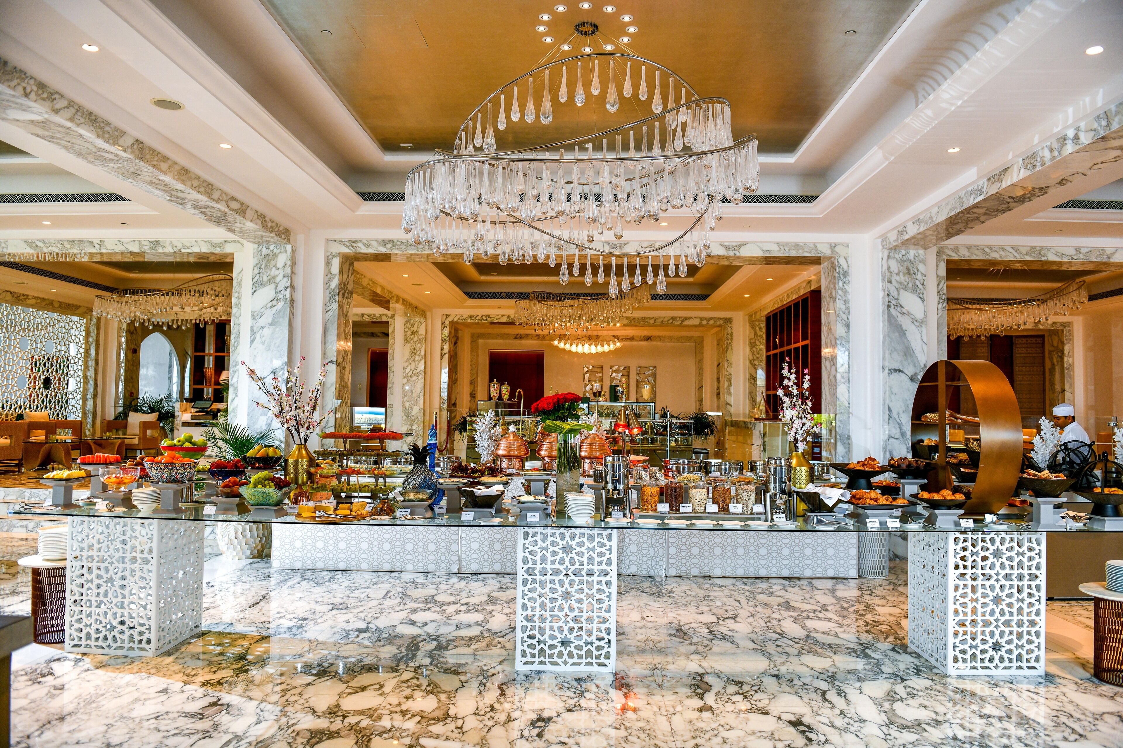 daily buffet breakfast (bhd 14 per person)