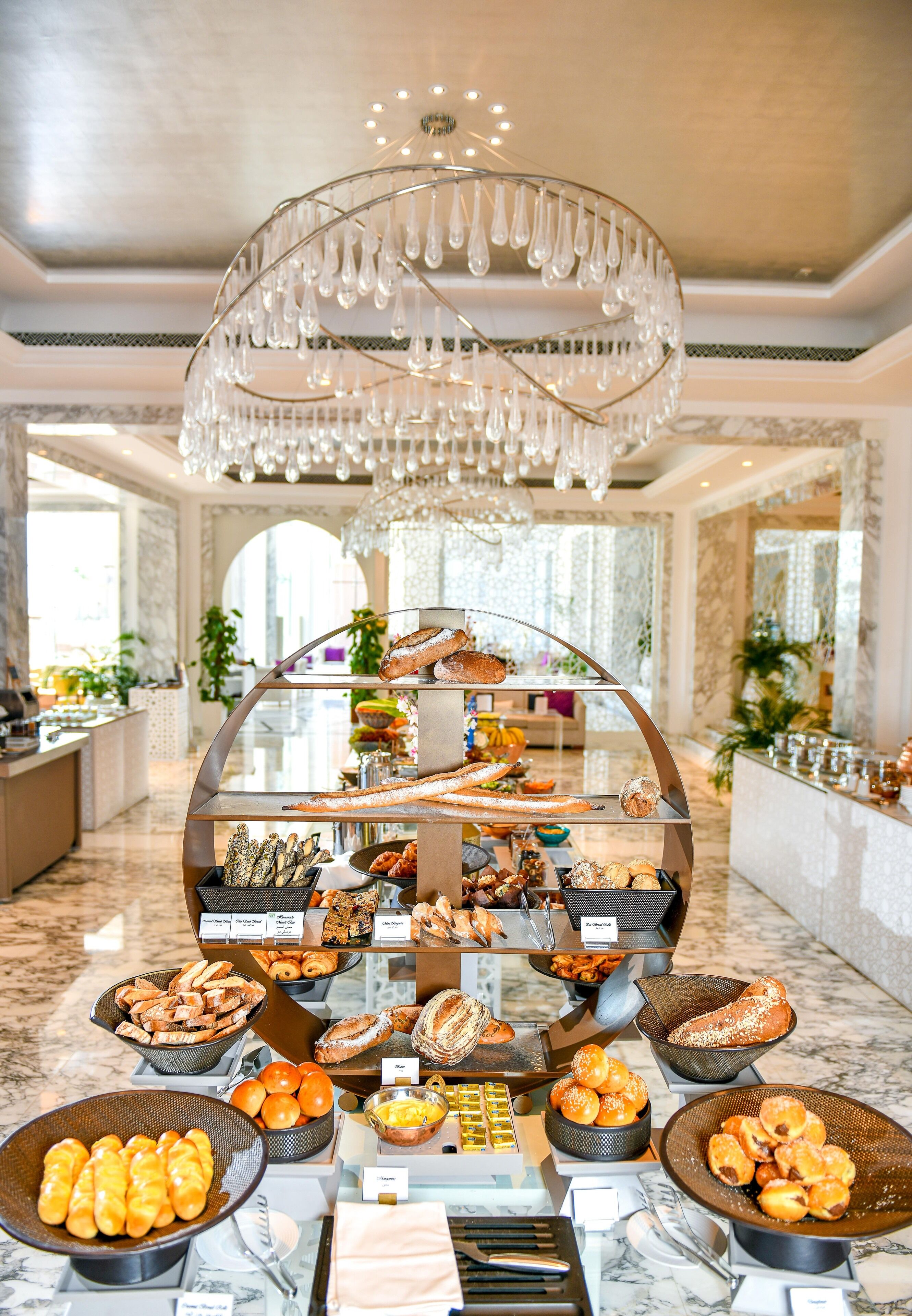daily buffet breakfast (bhd 14 per person)