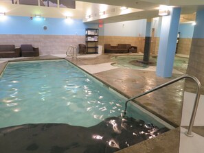Indoor pool, a heated pool