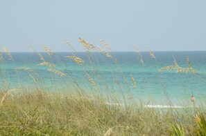 Beach nearby, sun-loungers