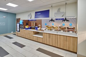 Café da manhã com buffet grátis