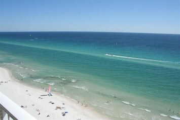 This is the spectacular view from your balcony!