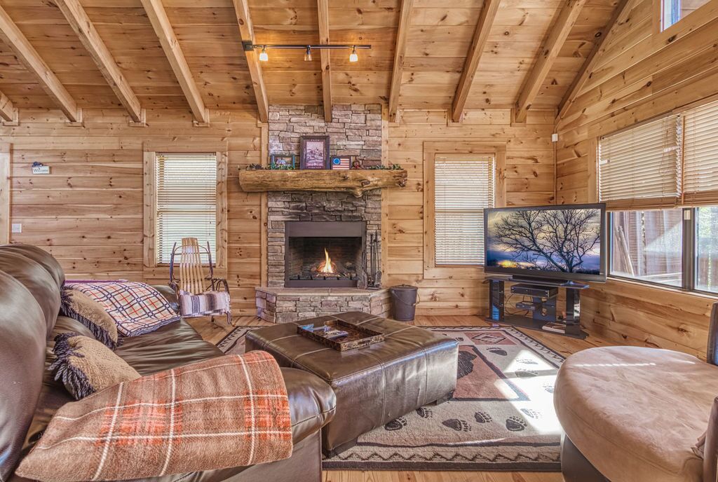 TV, fireplace, DVD player, stereo