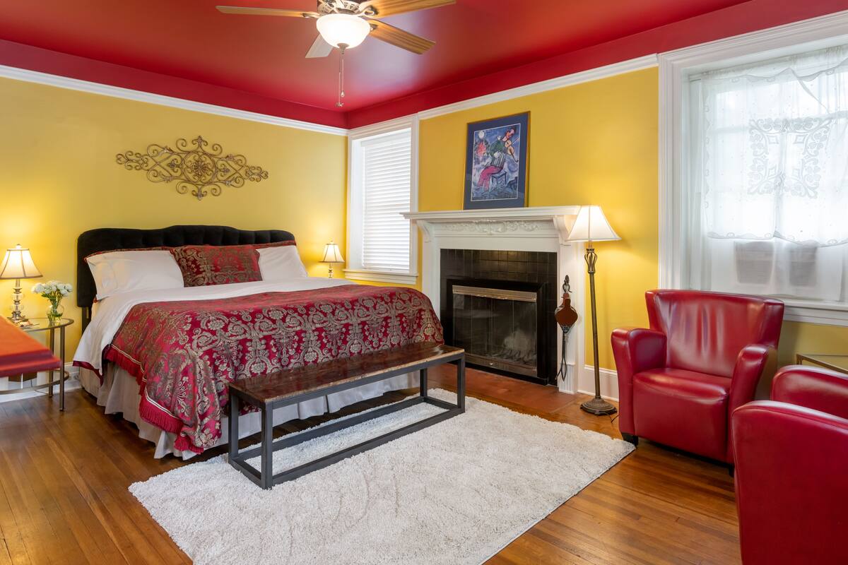 Phòng, phòng tắm riêng (Room #6) | 1 phòng ngủ, bộ đồ giường kháng dị ứng, bàn ủi/dụng cụ ủi quần áo