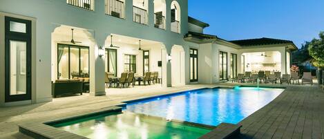 Una piscina climatizada