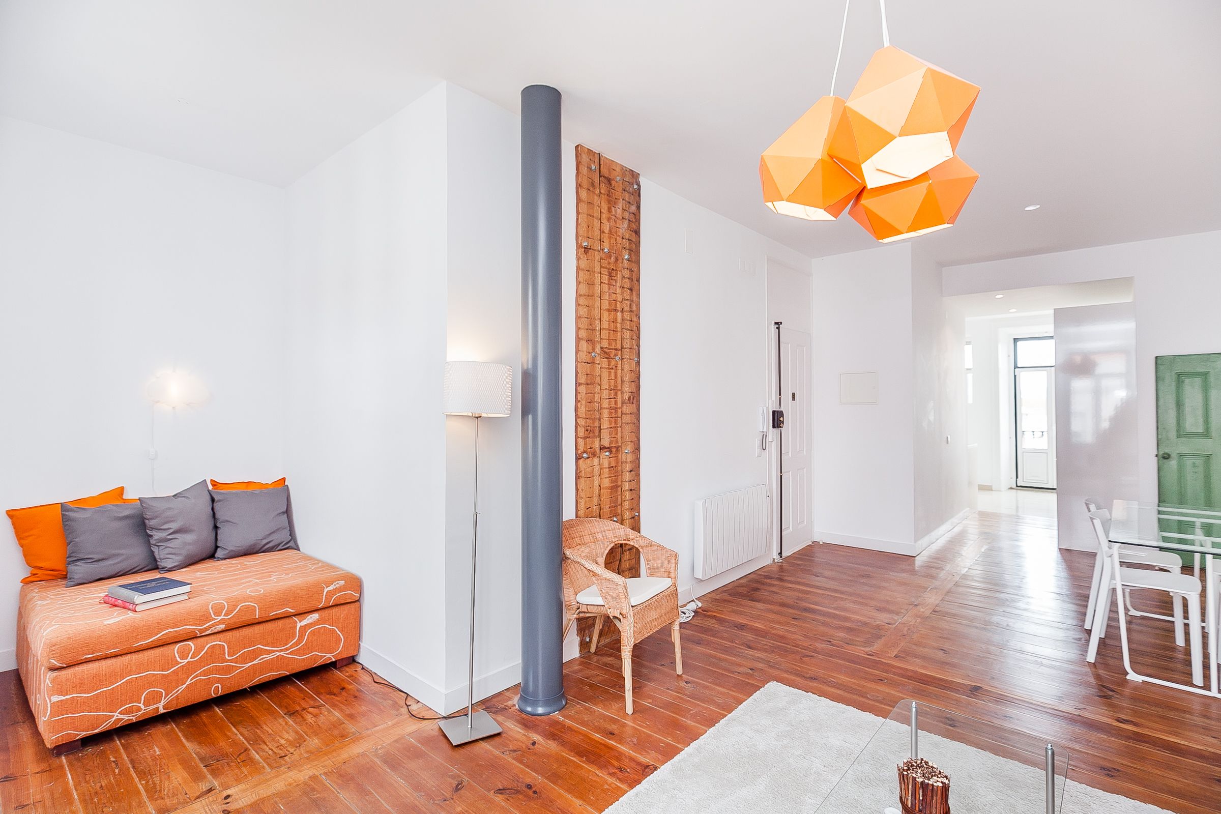 standard apartment, 2 bedrooms, river view | living room