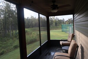 Classic Cabin, 1 King Bed | Terrace/patio - Magnolia Creek Lodge (Cottonwood)
