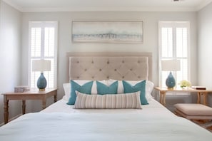 3 bedrooms, memory foam beds, iron/ironing board, WiFi