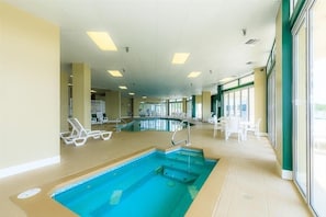 Indoor pool, outdoor pool