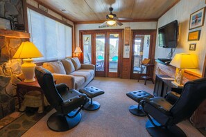 TV, DVD player - See, Hear & Feel the Ocean from this Beach Bungalow with Private Multi-Level Deck & Swing Chair! (Folly Beach)