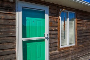 Exterior detail - 1 min to Beach. Artistic & Relaxing Condo Located in the Heart of Fun-Filled Folly Beach. W/Parking. (Folly Beach)