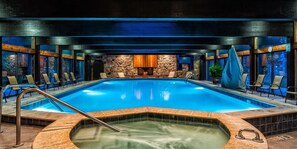 Indoor pool, outdoor pool