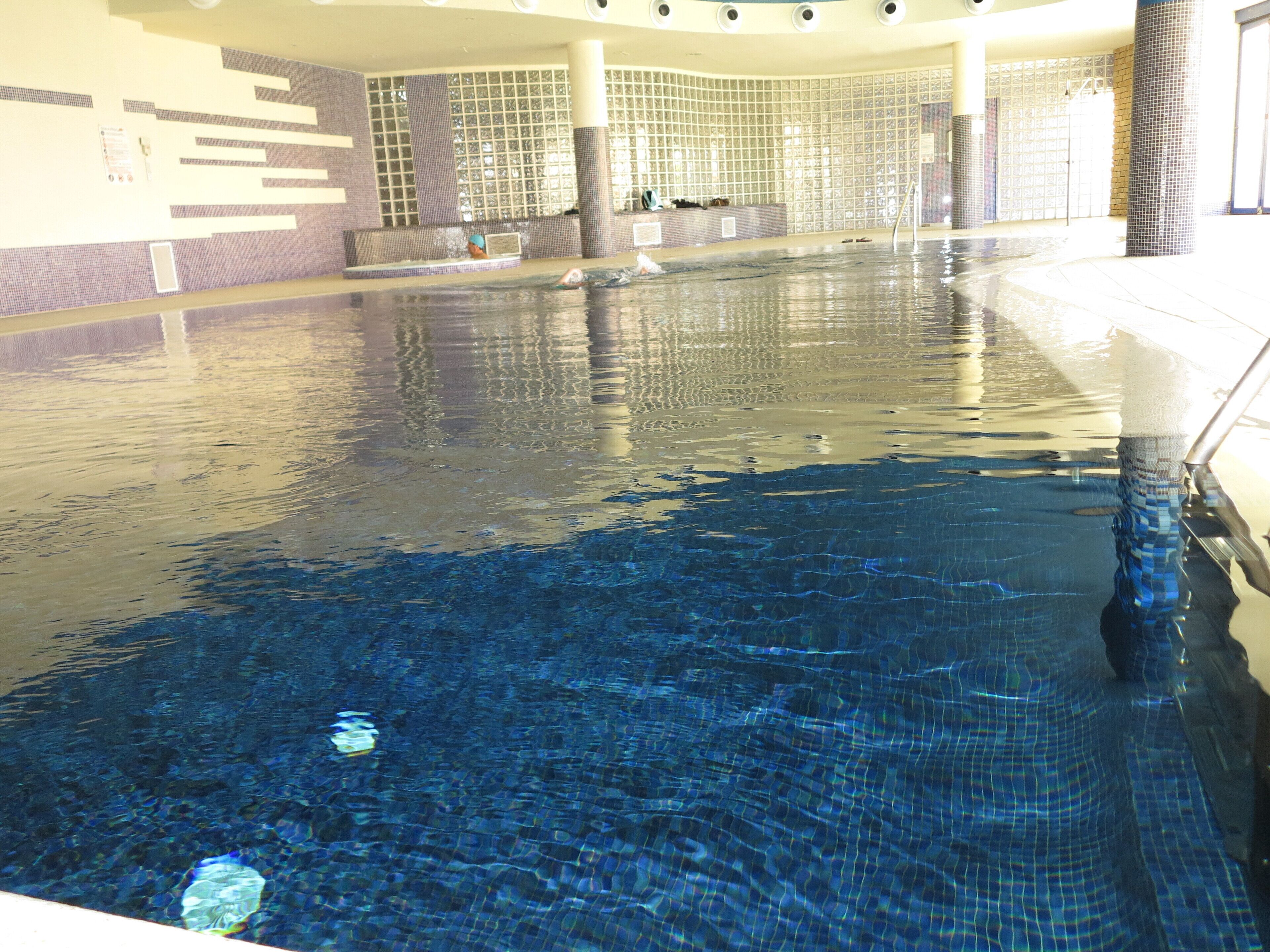 Indoor pool, a heated pool