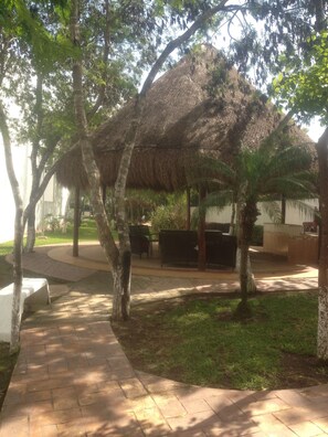 Overnattingsstedets uteområder