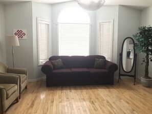 Living area - Central Edmonton Private Rooms (Edmonton)