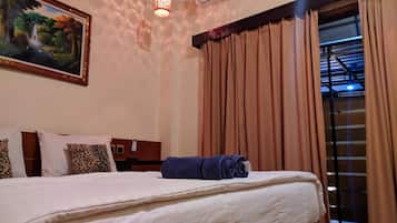 Tempat tidur lipat/tambahan, Wi-Fi gratis, dan seprai linen