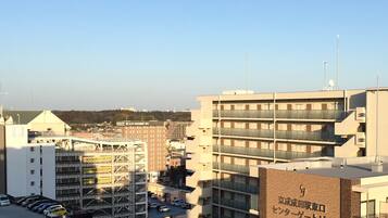 Vue depuis lâhĂ©bergement