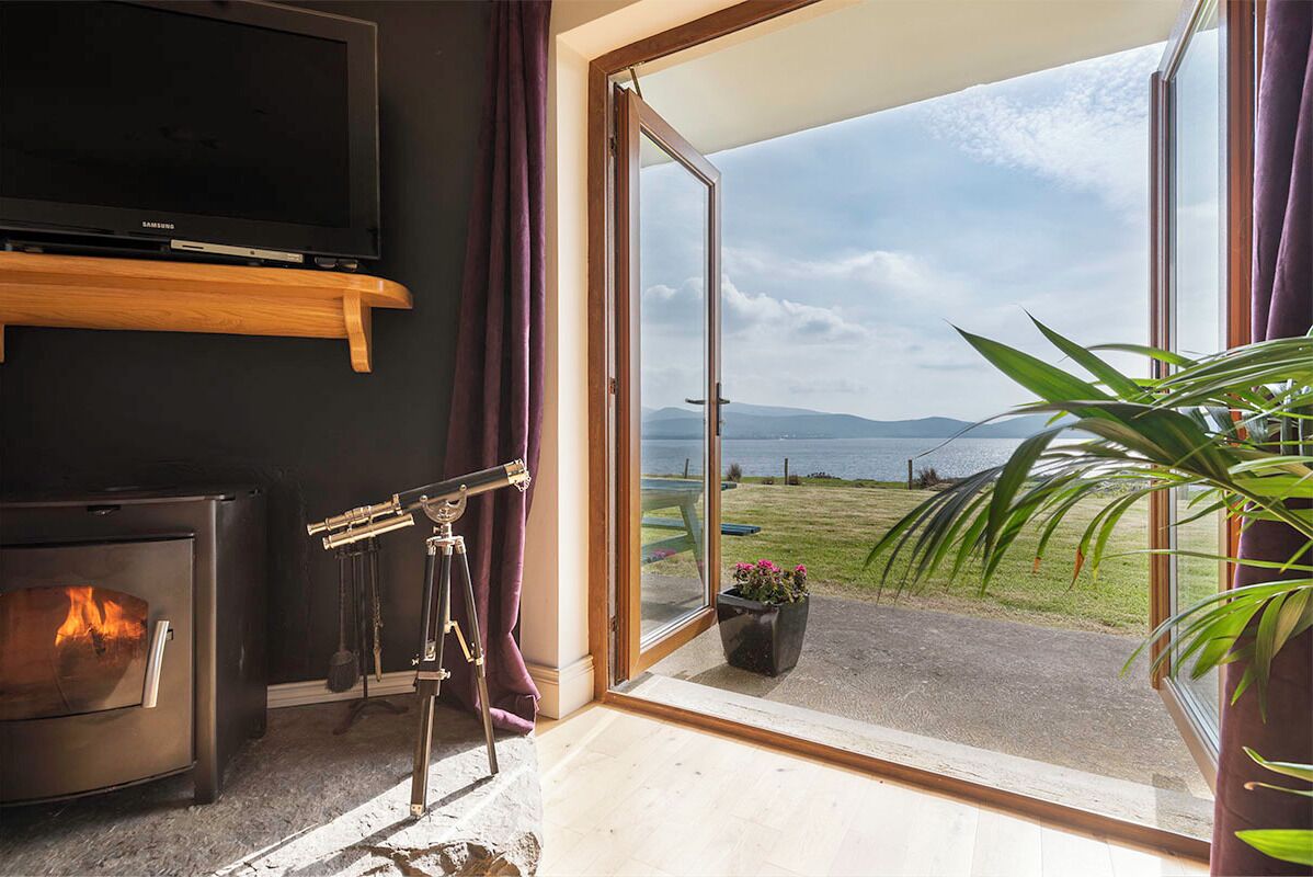 Udsigt fra overnatningsstedet