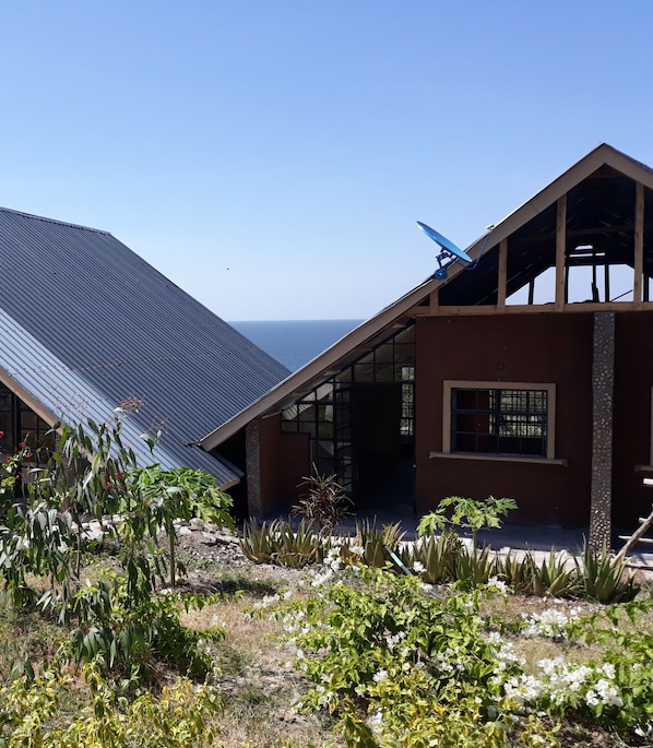 Blick von der Unterkunft