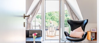 mooi appartement op het strand met uitzicht op het water