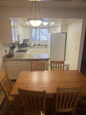 Kitchen view from living room 