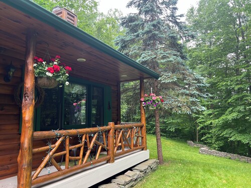 ELEGANT LOG CABIN.PRIVATE, QUIET. Great wi-fi, Clean. Heaven.