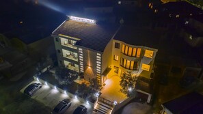 Front of property - evening/night - Apartments Nilaj (Ulcinj)