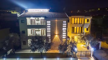 Front of property - evening/night