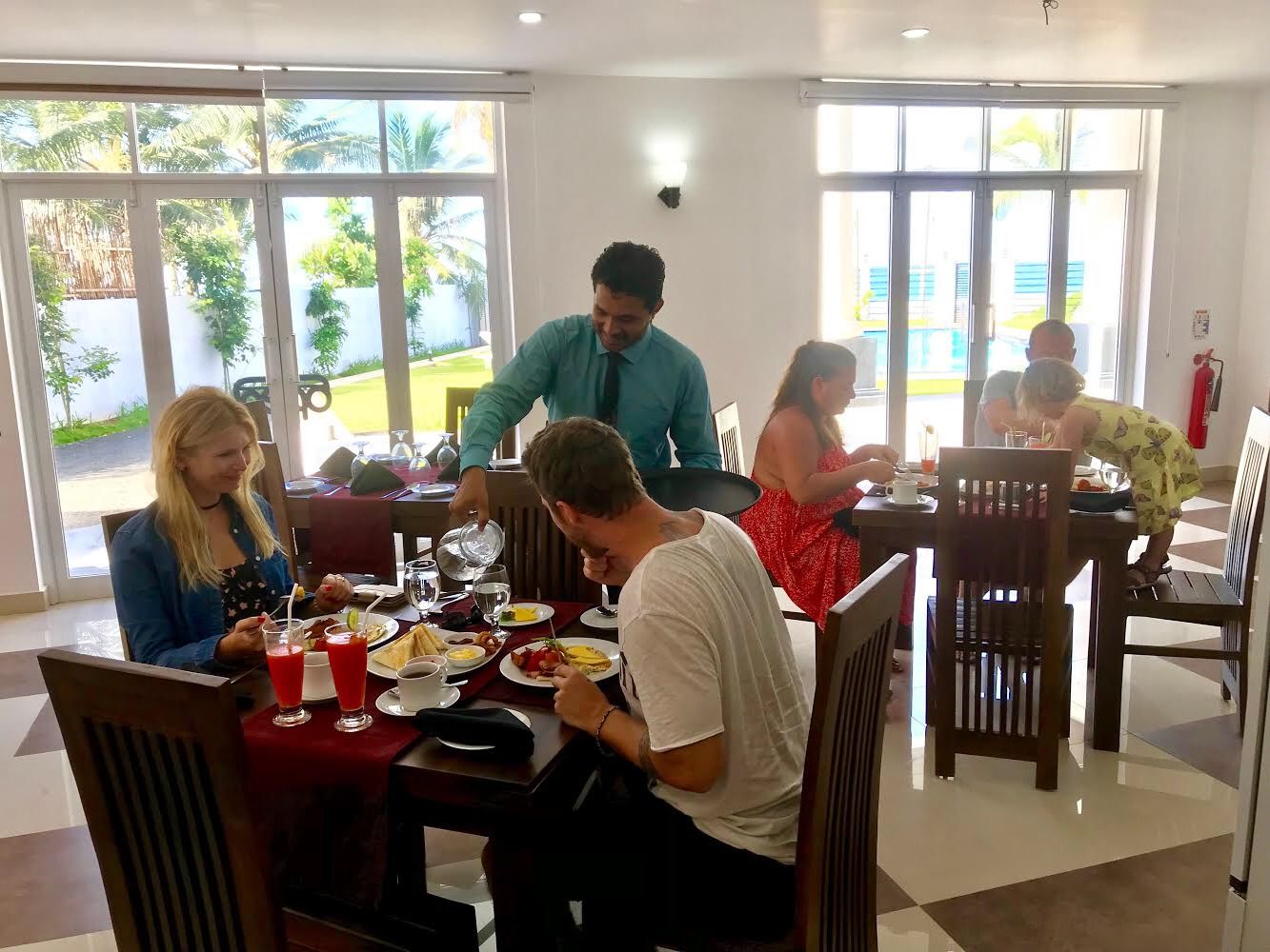 Daily English breakfast (USD 5 per person)