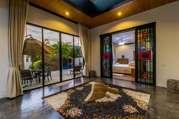 3-Bedroom Villa with Private Pool and Garden | 3 bedrooms, in-room safe, iron/ironing board, free cribs/infant beds