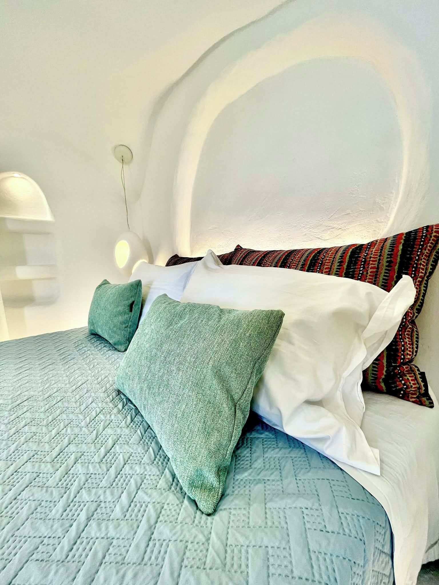 Petra Cave Retreat | Egyptian cotton sheets, premium bedding, memory foam beds